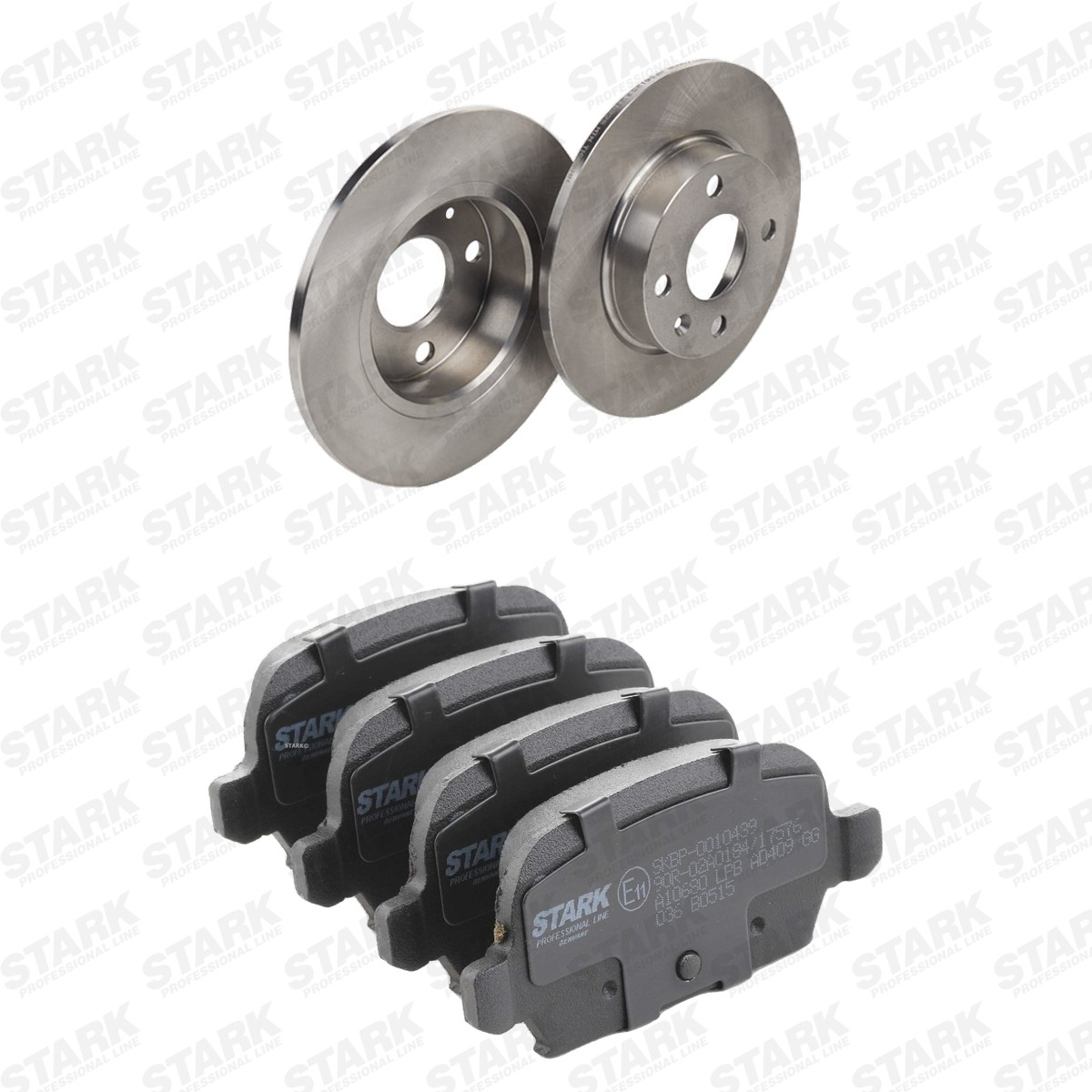 STARK Σετ φρένων, δισκόφρενα SKBK-10992175 SKBK-10992175 Τακάκια και δισκόπλακες OPEL MOVANO STARK