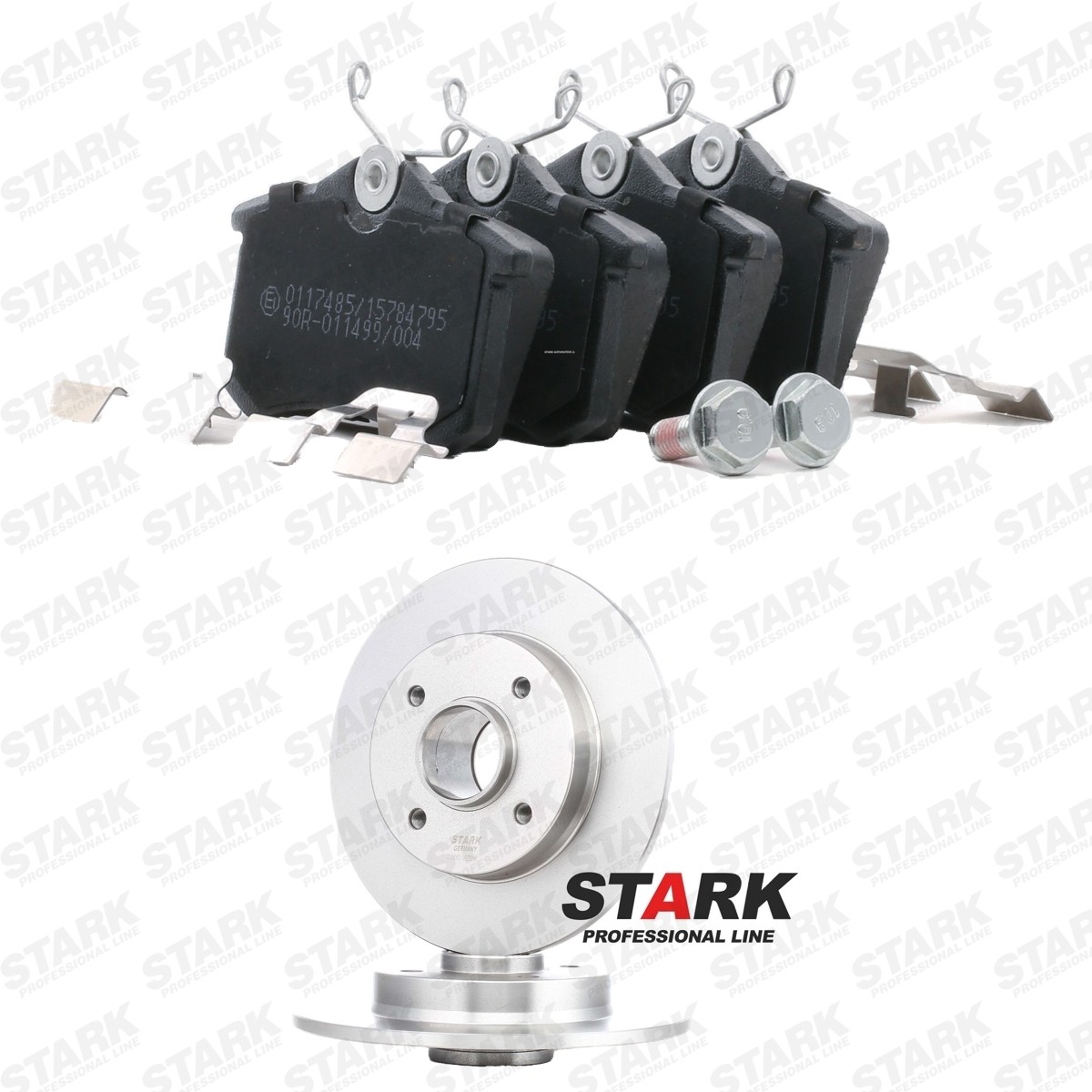 STARK Bremseskiver og -klosser SKBK-10992185 Bremsekit STARK Citroën BERLINGO SKBK-10992185