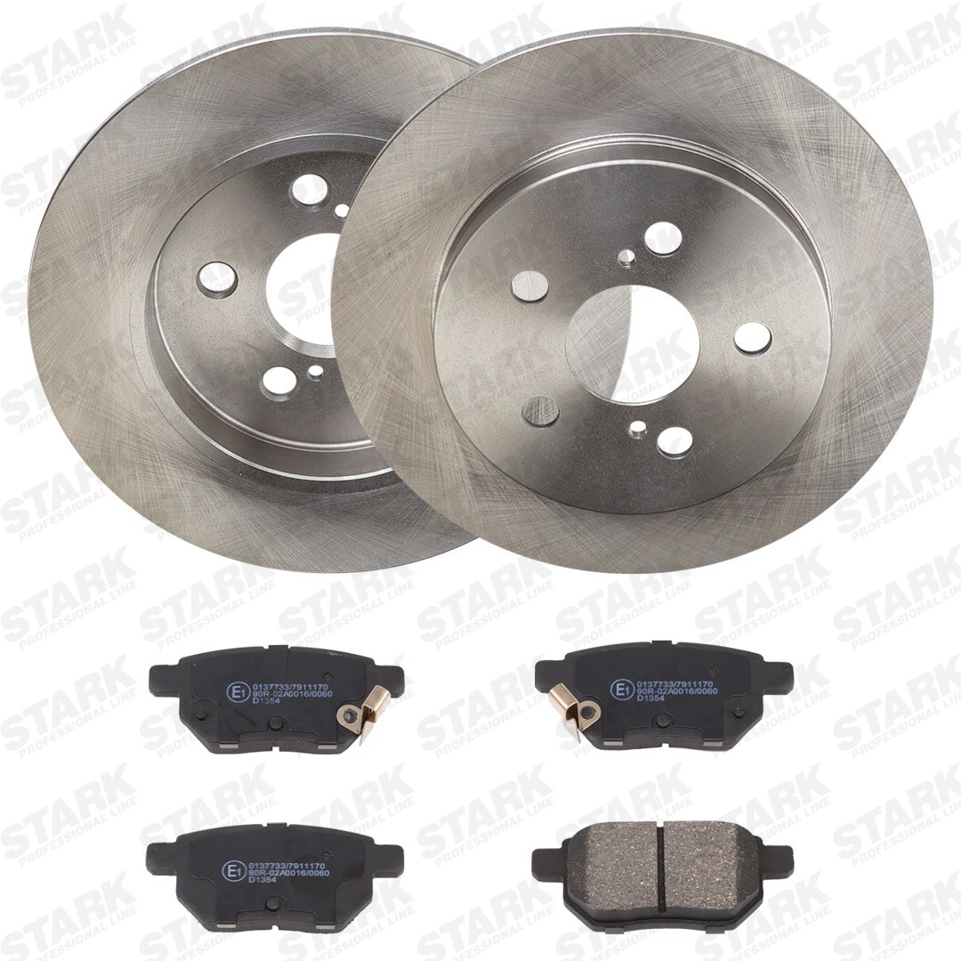 STARK Σετ φρένων, δισκόφρενα SKBK-10992199 Σετ φρένων τακακια και δισκοπλακες STARK Subaru Brat / MV SKBK-10992199
