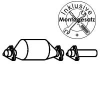 OBERLAND Ombygningskatalysator 861 300 861 300 Euro1- / euro2- / d3- koldstartsregulering AUDI A5 OBERLAND