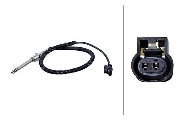 HELLA Palpeur, température des gaz 6PT 010 376-311 HELLA 6PT010376-311 Palpeur température des gaz Mercedes Sprinter Bus 906 prix