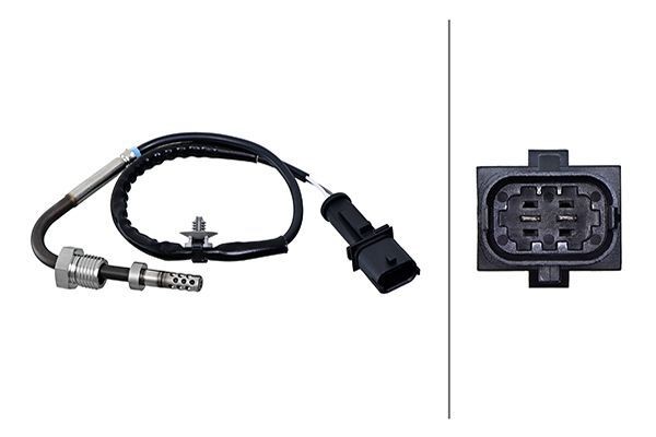 HELLA Sensore, Temperatura gas scarico 6PT 010 376-321 6PT 010 376-321 costo Sensore temperatura gas di scarico HELLA CHEVROLET CAPTIVA