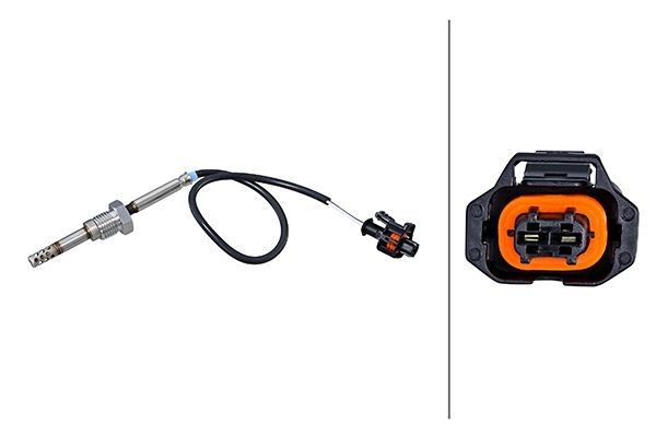 HELLA Sensor, eksostemperatur 6PT 010 376-561 6PT 010 376-561 Sensor avgasstempertur CHEVROLET AVEO HELLA