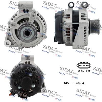 SIDAT Alternátor A12DE1212A2 Alternátor SIDAT A12DE1212A2 lacné