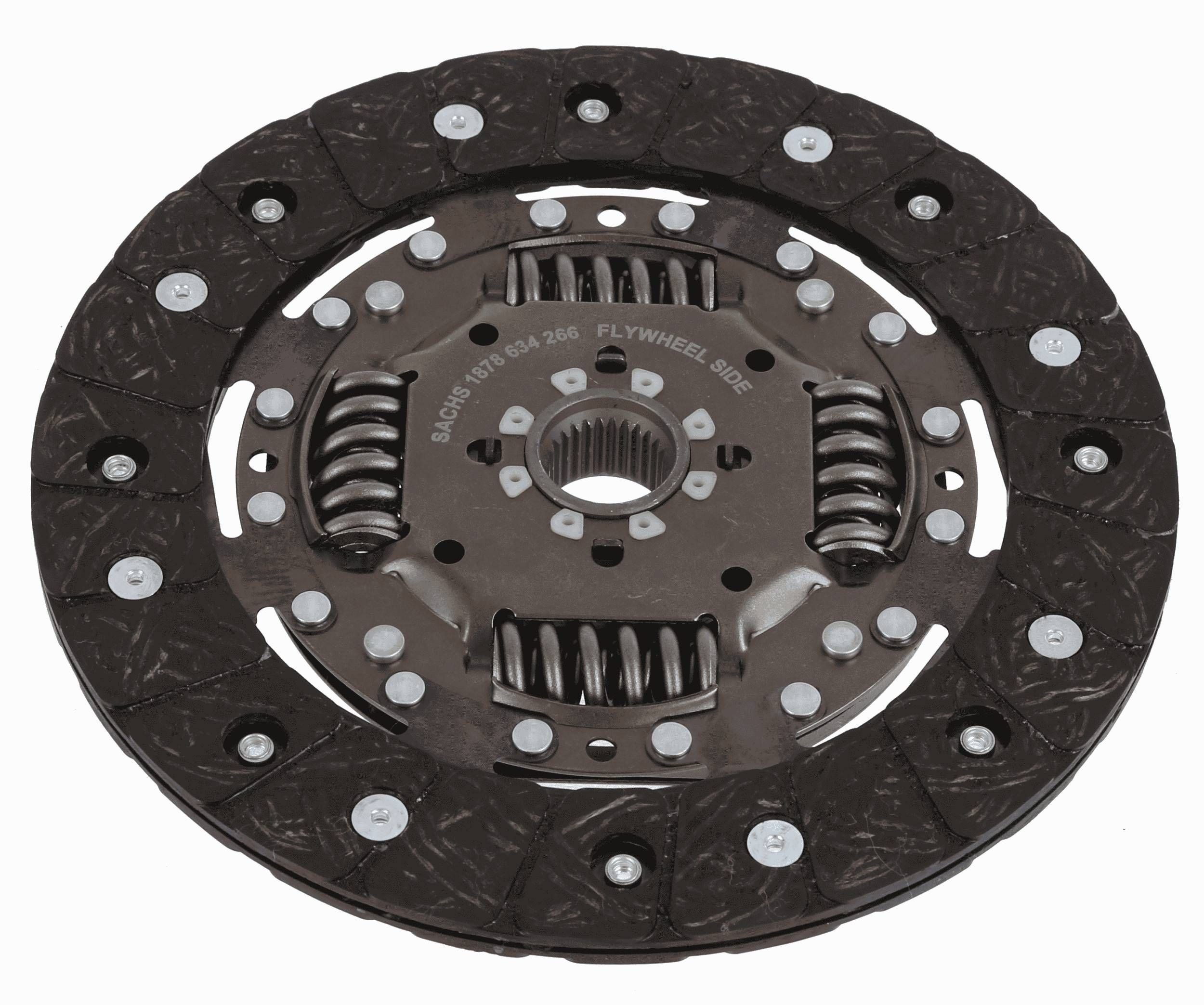 SACHS Koppelingsplaat 1878 634 266 Volkswagen PASSAT Koppelingsschijf SACHS 1878 634 266