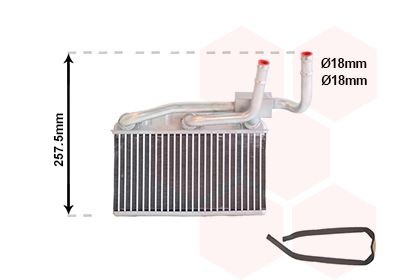 VAN WEZEL Permutador de calor, aquecimento do habitáculo 06006600 VAN WEZEL 06006600 Radiador de sofagem BMW F15 preço