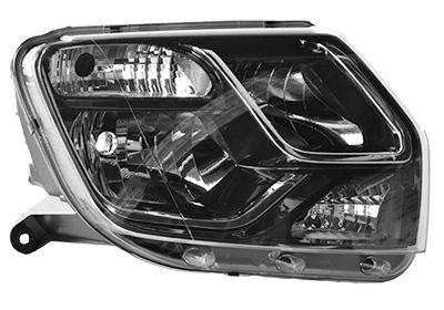 VAN WEZEL Strålkastare 1556966 VAN WEZEL 1556966 Strålkastare Dacia Duster Skåpbil original