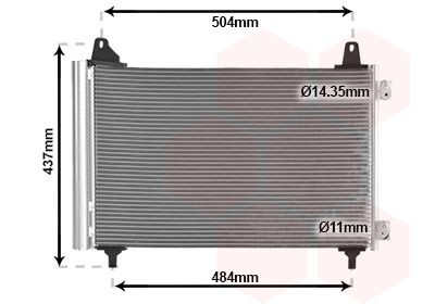 VAN WEZEL Kondensator, klimaanlegg 40015705 VAN WEZEL 40015705 Radiator AC Mokka II originale pris