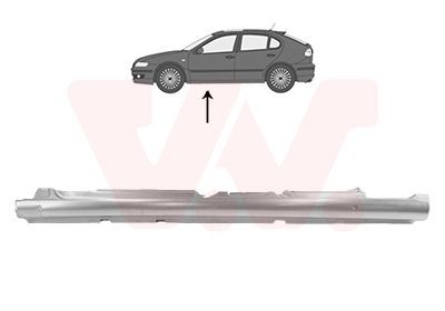 VAN WEZEL Chapa da embaladeira 4939103 4939103 Chapa da embaladeira SEAT TARRACO VAN WEZEL