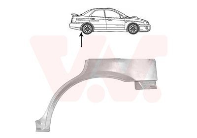 VAN WEZEL Passaruota 5132147 VAN WEZEL 5132147 costo Passaruota Subaru Impreza 1 Station Wagon originale