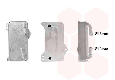 VAN WEZEL Ölkühler, Automatikgetriebe 58013715 VAN WEZEL 58013715 VW TIGUAN Automatikgetriebe Ölkühler Kosten