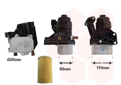 VAN WEZEL Radiatore olio motore 58013733 VAN WEZEL 58013733 Radiatore olio Passat 3g5 originale prezzo