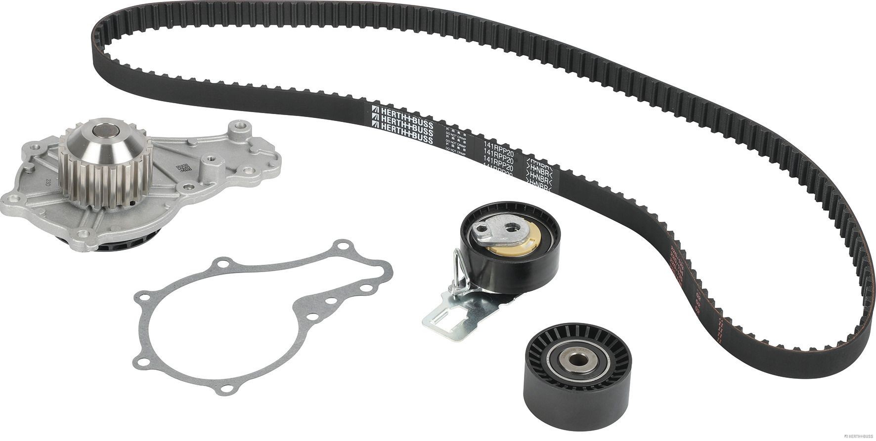 HERTH+BUSS JAKOPARTS Kit de distribution + pompe à eau J1102010 Opel OMEGA Kit complet de distribution HERTH+BUSS JAKOPARTS J1102010
