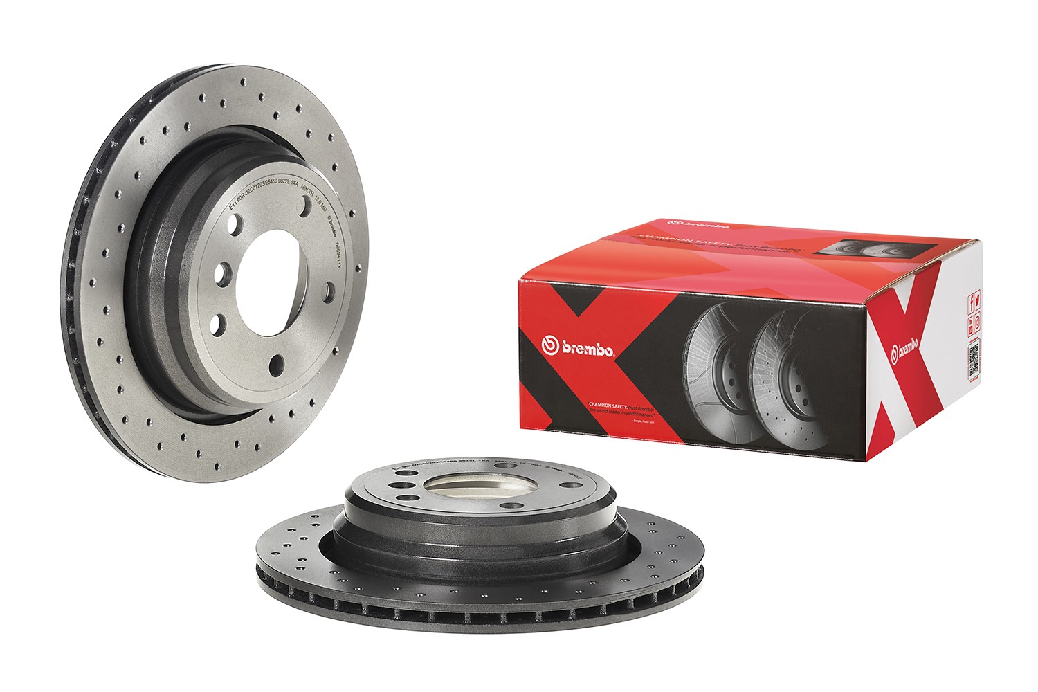 BREMBO Brake disc 09.6841.1X BREMBO 09.6841.1X Brake disc ALPINA B10 Touring (E39) V8 S 4.8 375 hp 2003