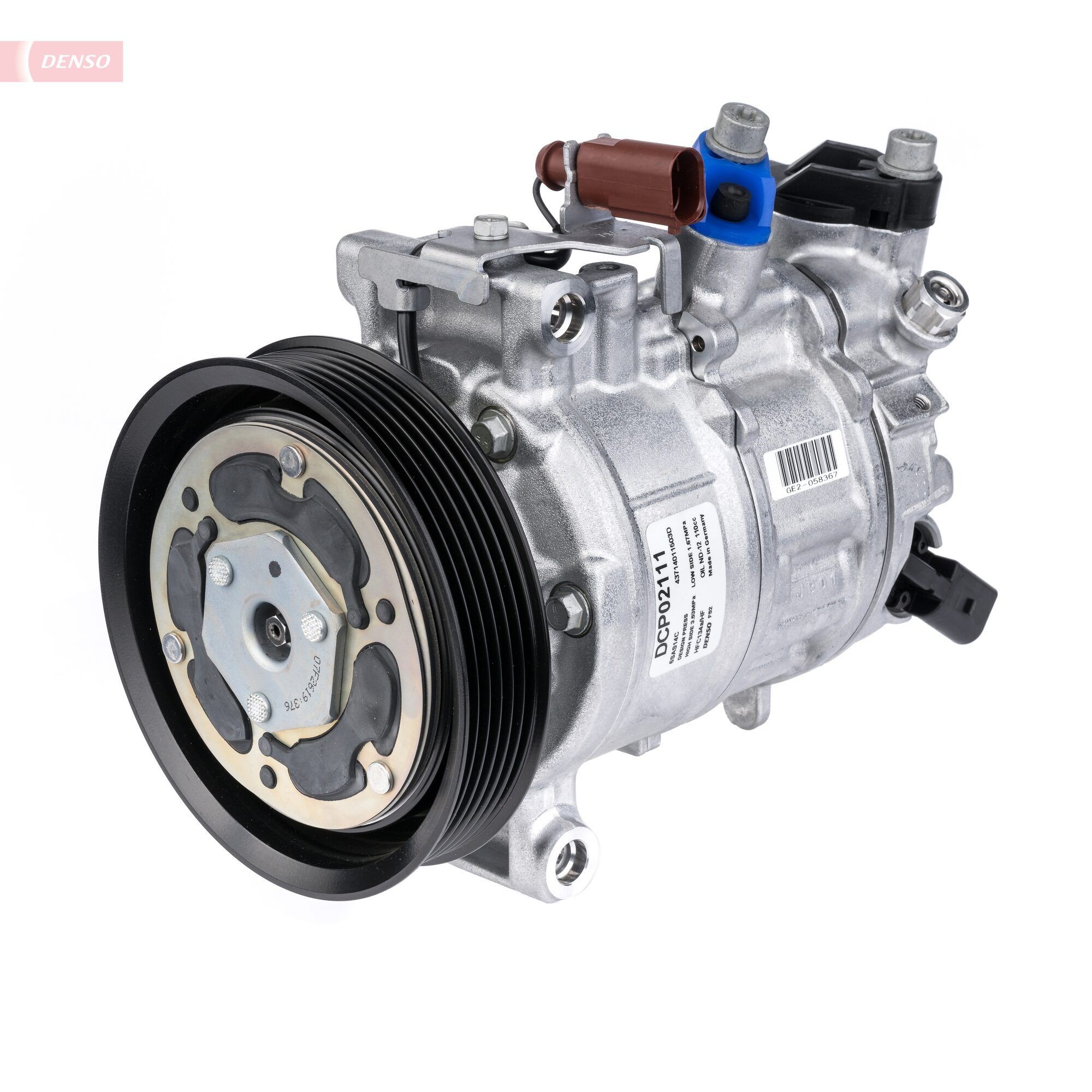 DENSO Compressor, ar condicionado DCP02111 DENSO DCP02111 Compressor de climatização Audi A5 B9 Sportback preço