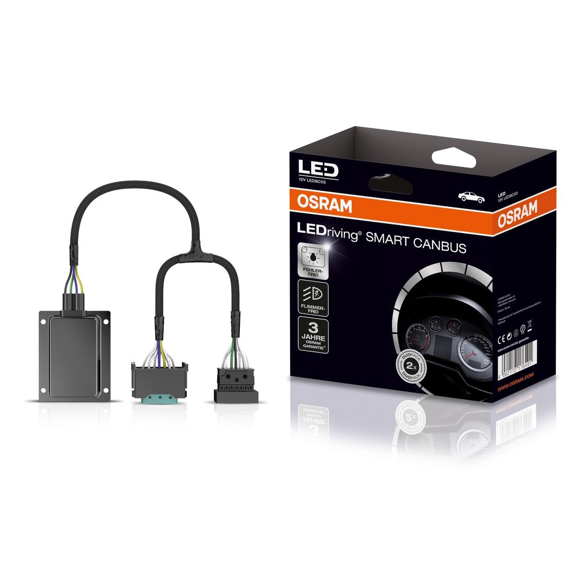 OSRAM Kablage LEDSC03-1-2HFB OSRAM LEDriving SMART CANBUS LEDSC03-1-2HFB Kablage