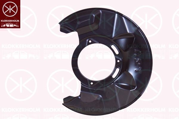KLOKKERHOLM Splash Panel, brake disc 2927370 KLOKKERHOLM 2927370 Honda Civic 9 brake disc back plate replacement