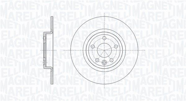 MAGNETI MARELLI Bremseskive 361302040666 Skiver MAGNETI MARELLI JAGUAR 361302040666