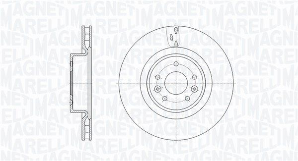 MAGNETI MARELLI Disco freno 361302040676 361302040676 costo Dischi freno RENAULT Symbol MAGNETI MARELLI