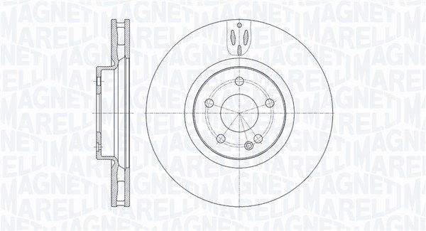 MAGNETI MARELLI Disco freno 361302040688 361302040688 costo Dischi freno MERCEDES-BENZ Serie 123 MAGNETI MARELLI