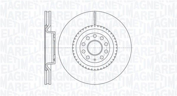 MAGNETI MARELLI Disco freno 361302040697 361302040697 Dischi freno Volkswagen MAGNETI MARELLI costo