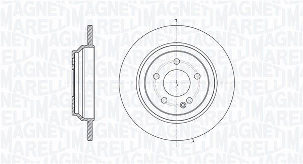 MAGNETI MARELLI Disco freno 361302040715 361302040715 costo Dischi freno MERCEDES-BENZ Serie 123 MAGNETI MARELLI
