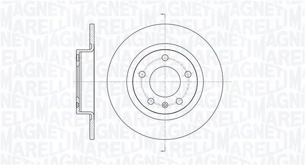 MAGNETI MARELLI Bromsskiva 361302040734 361302040734 MAGNETI MARELLI bromsskiva OPEL VECTRA