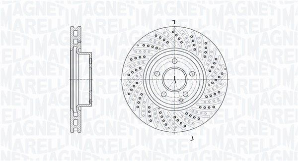 MAGNETI MARELLI Disco freno 361302040747 361302040747 Dischi freno MAGNETI MARELLI MERCEDES-BENZ Serie 123 costo