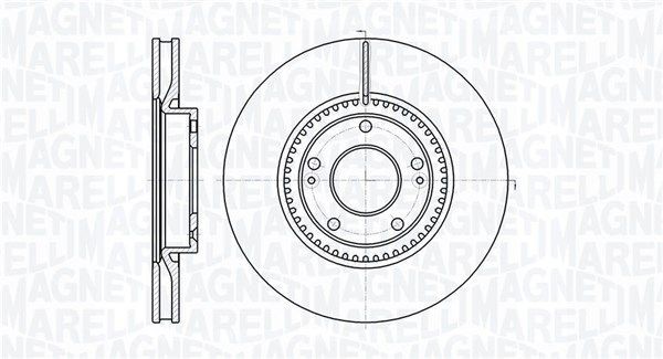 MAGNETI MARELLI Bremseskive 361302040753 361302040753 MAGNETI MARELLI Sports bremseskiver Hyundai billig