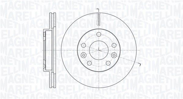 MAGNETI MARELLI Bremseskive 361302040773 Skive MAGNETI MARELLI Nissan 370 Z 361302040773