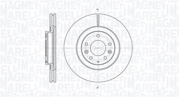 MAGNETI MARELLI Brzdový kotouč 361302040783 Športové brzdové kotúče FORD USA MAGNETI MARELLI 361302040783