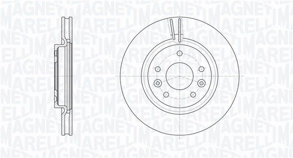 MAGNETI MARELLI Bromsskiva 361302040794 NISSAN bromsskiva MAGNETI MARELLI 361302040794