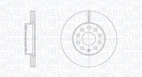 MAGNETI MARELLI Brake disc 361302040797 361302040797 MAGNETI MARELLI brake discs for SEAT ALHAMBRA
