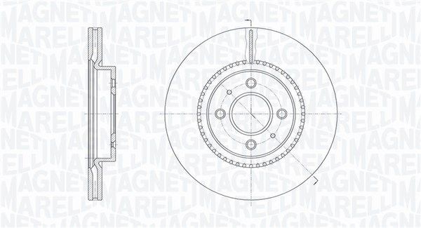 MAGNETI MARELLI Disque de frein 361302040807 361302040807 Disque de frein sport MAGNETI MARELLI HYUNDAI i30