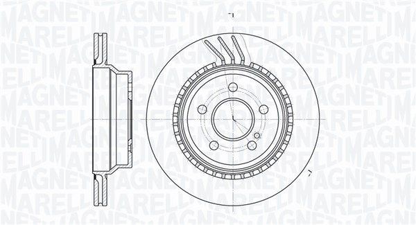 MAGNETI MARELLI Disco freno 361302040812 361302040812 Dischi freno MAGNETI MARELLI MERCEDES-BENZ Serie 123 costo