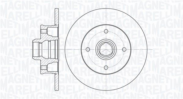 MAGNETI MARELLI Disco freno 361302040815 Costo Dischi freno MAGNETI MARELLI Volkswagen 361302040815