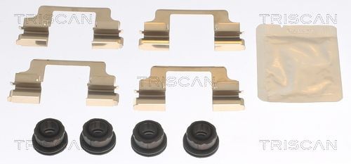 TRISCAN Kit d'accessoires, plaquette de frein à disque 8105 111641 BMW X1 Kit d'accessoires, plaquette de frein à disque TRISCAN 8105 111641