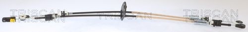 TRISCAN Cabo de aço, caixa de velocidades 8140 16737 TRISCAN Cabos seletor velocidades FORD 8140 16737
