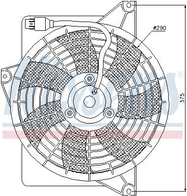 NISSENS Kühlerlüfter, Klimaanlage 85371 NISSENS 85371 Kühlerlüfter, Klimaanlage HYUNDAI Matrix (FC) 1.5 CRDi 82 PS 2001