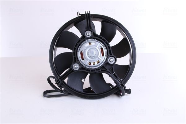 NISSENS Fläkt, AC-kondensor 85519 Byta Fläkt, klimatanläggning Fiat Seicento 187 kostnad NISSENS 85519