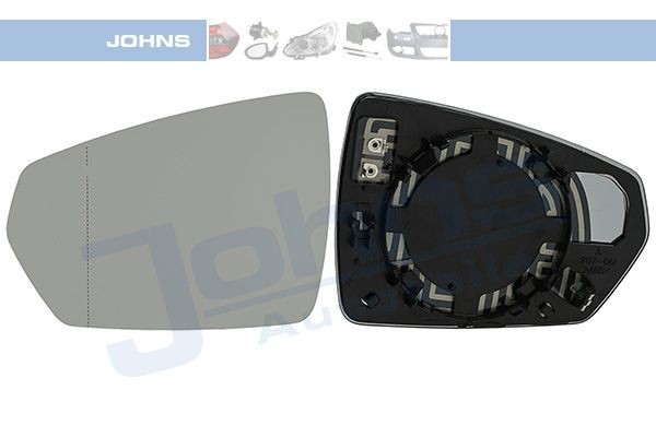 JOHNS Vetro specchio, specchio esterno 95 28 37-81 JOHNS 95 28 37-81 Vetro specchio retrovisore AUDI prezzo