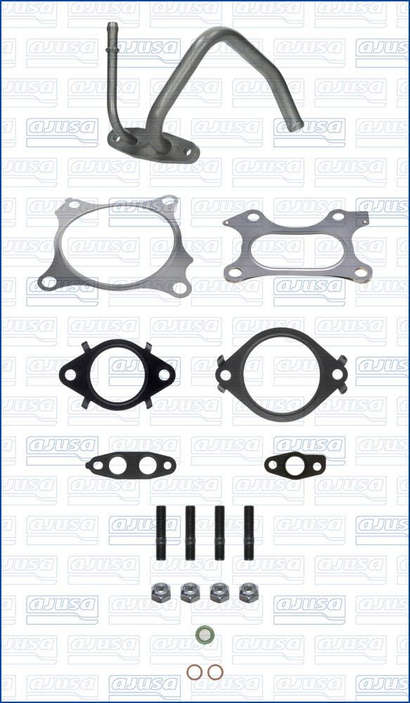 Kit de montagem, turbocompressor AJUSA WPK00010 AJUSA WPK00010 Kit de montagem turbocompressor HONDA CIVIC 2009