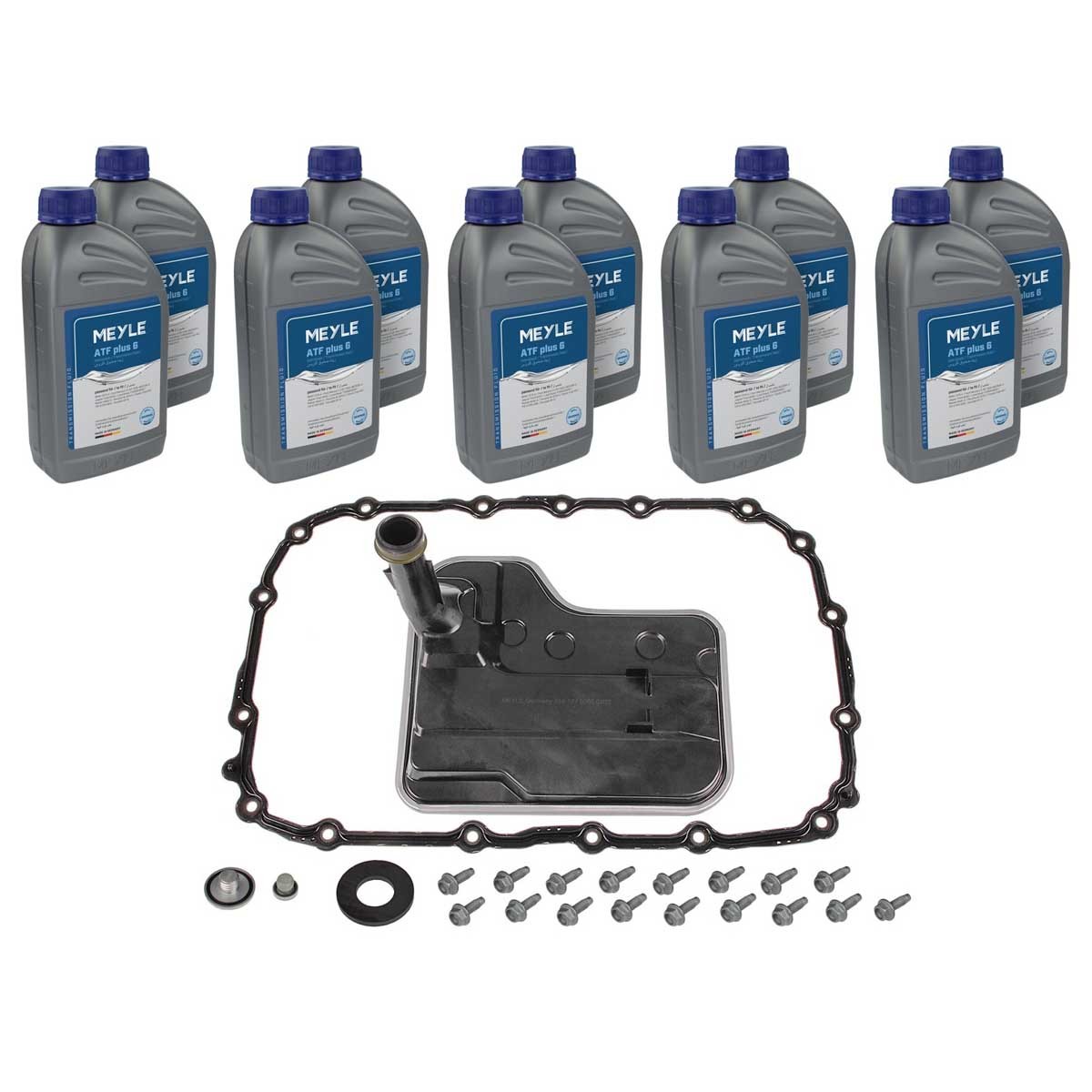 MEYLE Automātiskās pārnesumkārbas eļļas maiņas komplekts 300 135 0314/XK MEYLE 3001350314/XK Rez. Daļu komplekts, autom. Pārnesumkārbas eļļas maiņa E91 cena