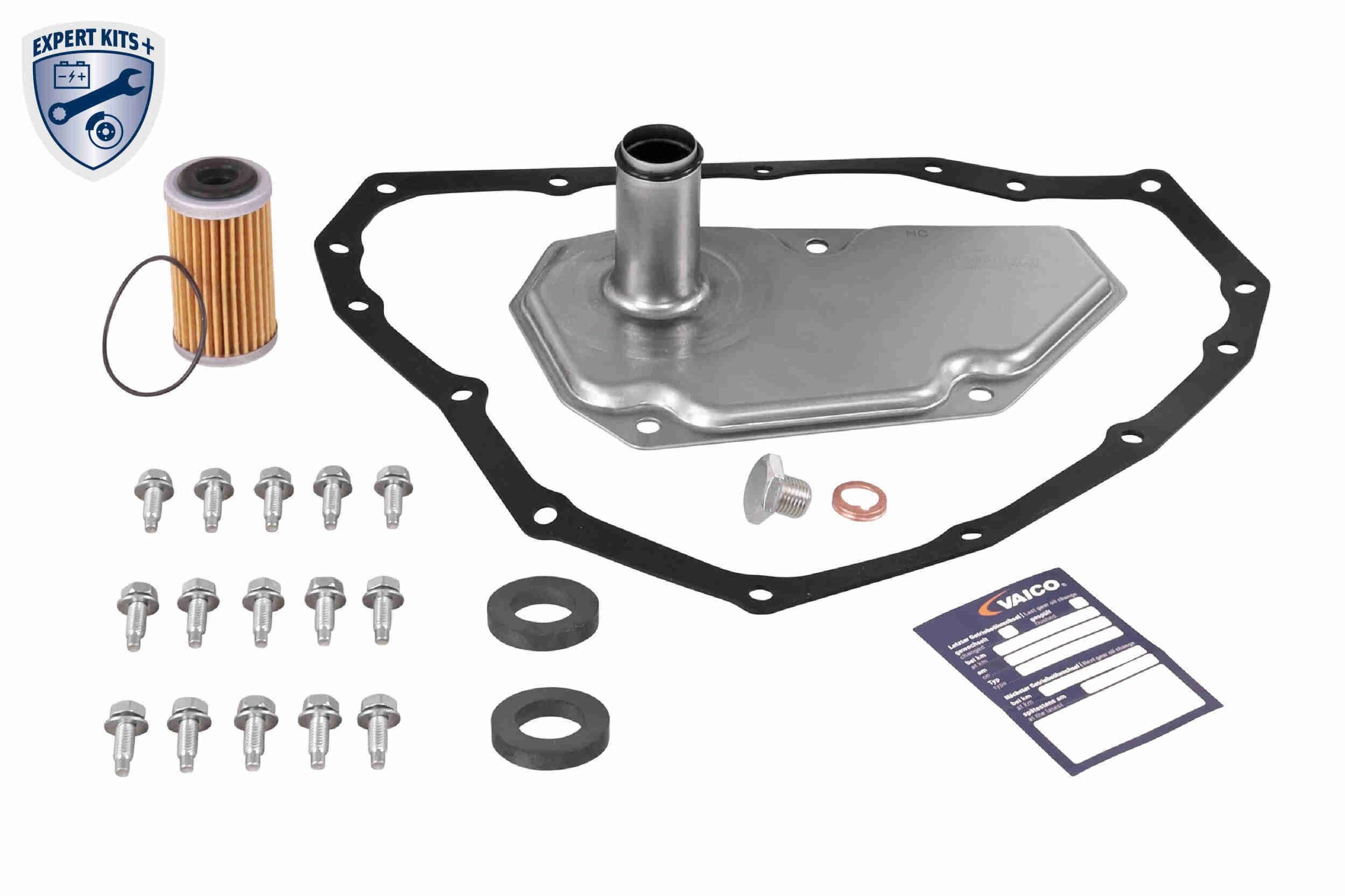 VAICO Automaattivaihteiston öljynvaihtosarja V38-0222-BEK NISSAN Hydrauliikkasuodatin automaattivaihteisto VAICO V38-0222-BEK