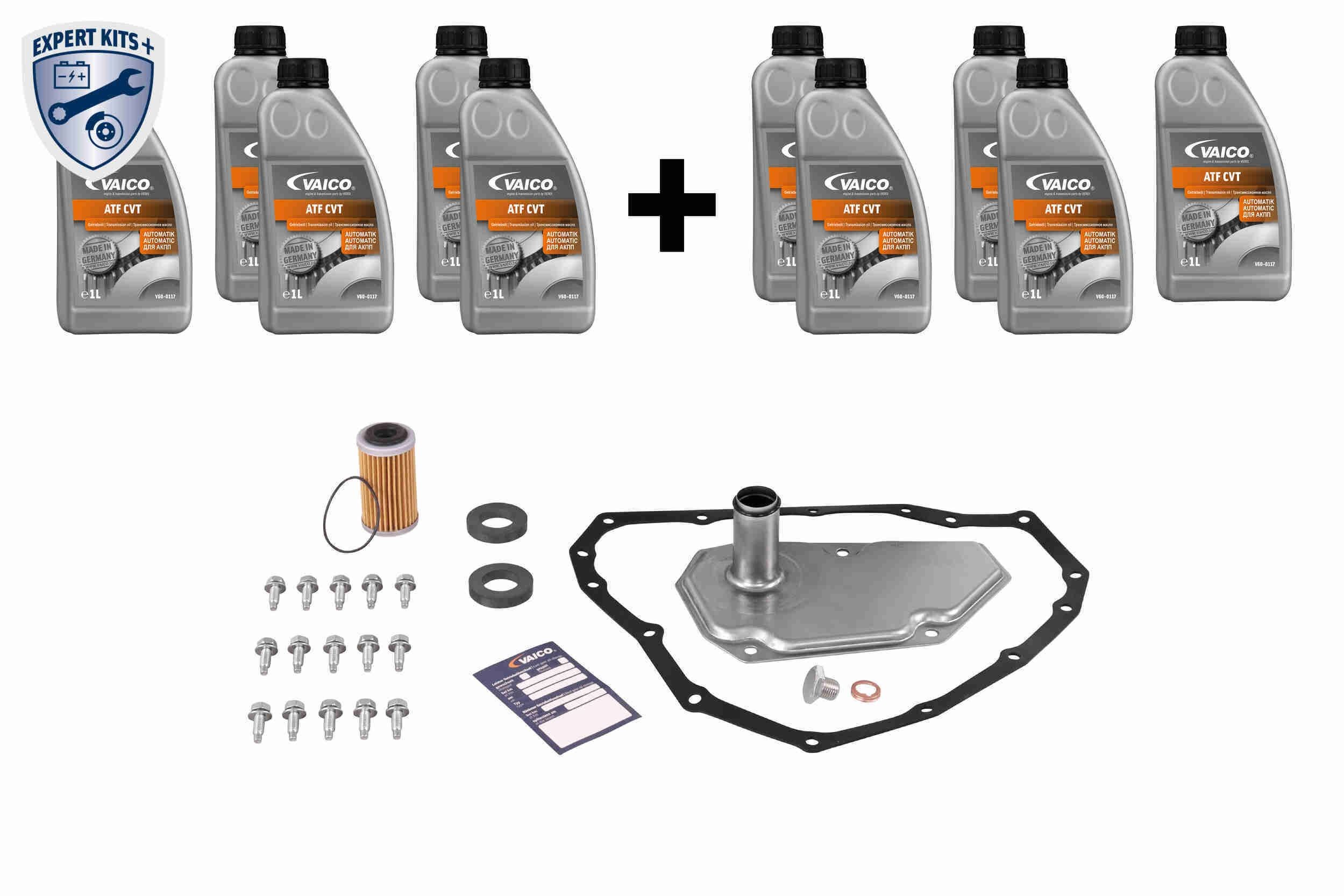 Olieverversingsset voor automatische transmissie VAICO V38-0222-XXL VAICO V38-0222-XXL Automaat, filter NISSAN PRIMERA 2024