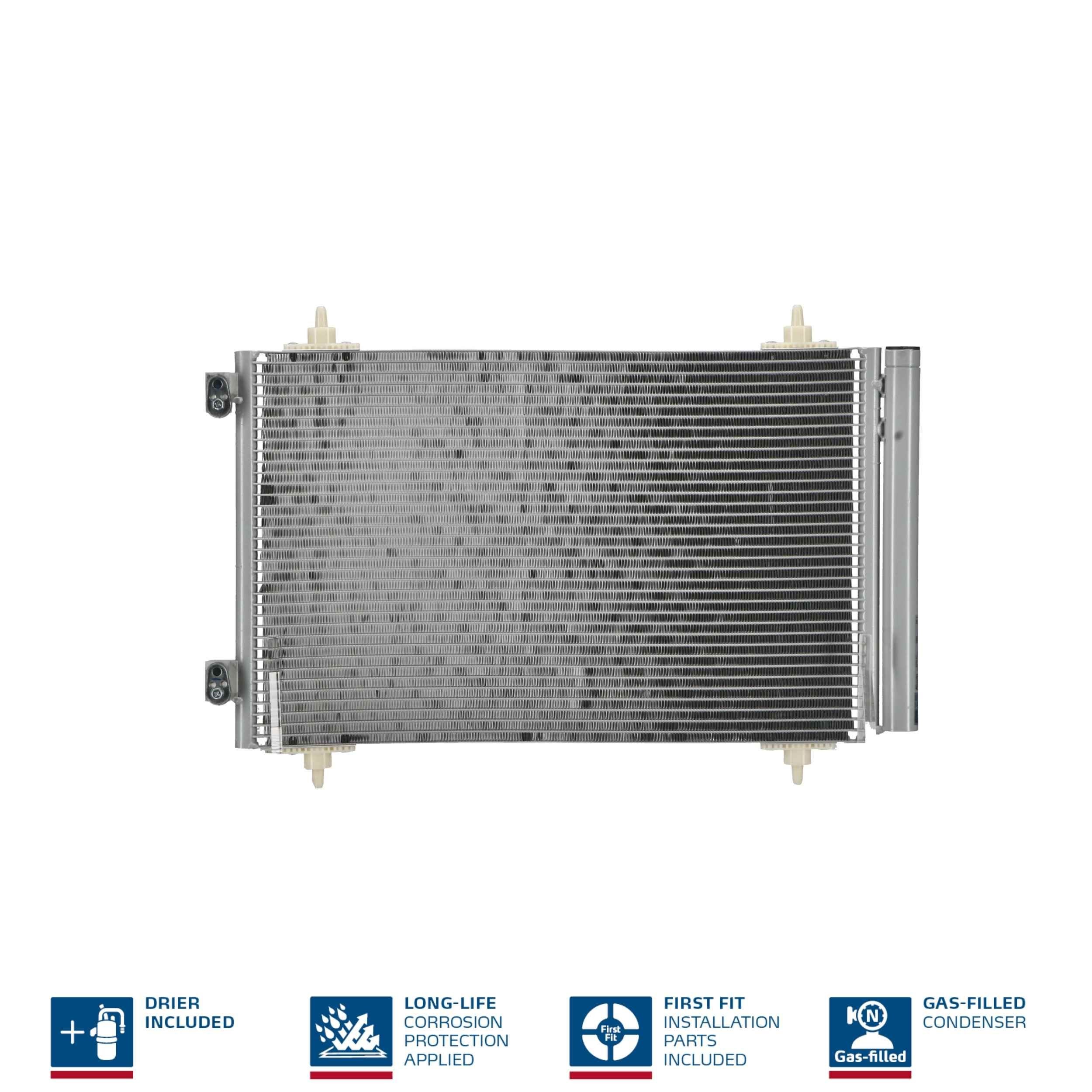 NISSENS Kondensator, klimaanlegg 940111 Radiator AC NISSENS 500 940111 billige
