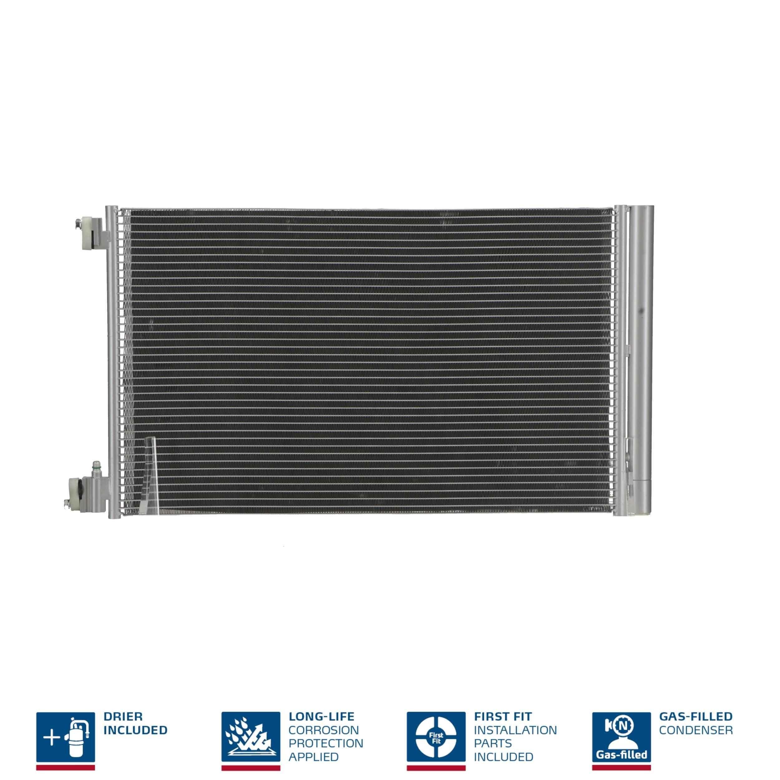 NISSENS Condensor voor airco 940124 NISSENS 940124 Condensor CHEVROLET Beretta GTZ aan een voordelige prijs
