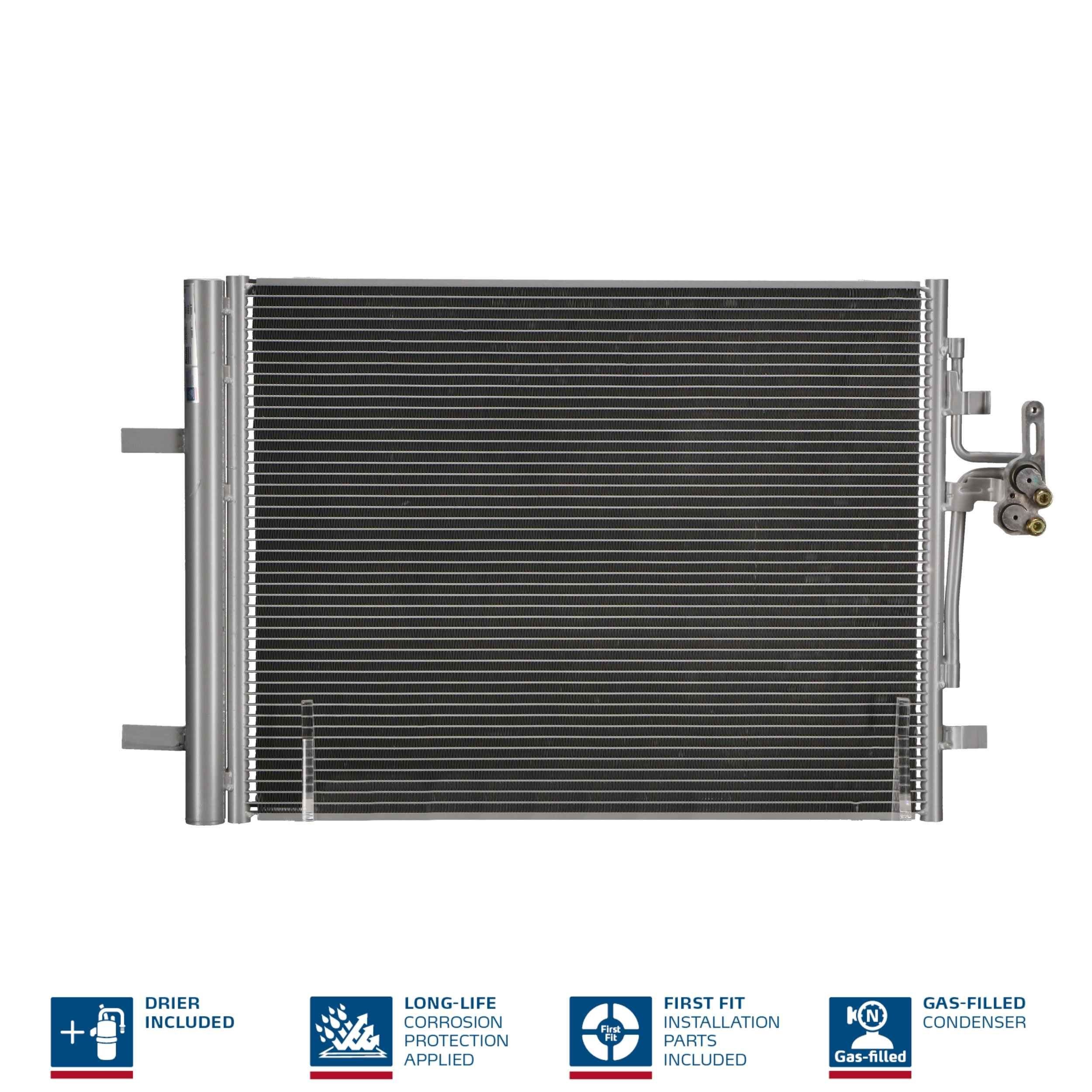 NISSENS Condensor voor airco 940155 Airconditioning Land Rover Discovery L550: Condensor voor airco NISSENS 940155