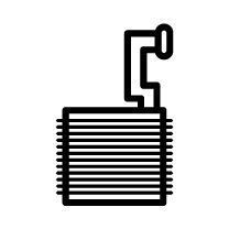 NRF Air conditioning evaporator 36189 36189 NRF ac evaporator for JAGUAR F-PACE
