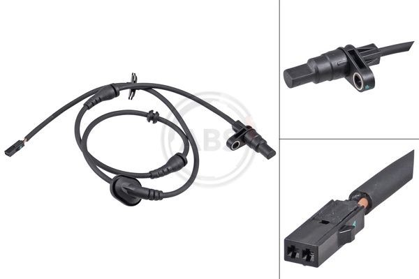 A.B.S. Sensor, rotações da roda 32252 32252 Sensor ABS A.B.S. SKODA FABIA